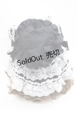 画像4: BABY,THE STARS SHINE BRIGHT / champetre fleurieマザーボンネット  黒×オフ白 I-25-12-09-093-BA-AC-SA-ZI