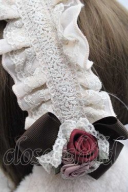 画像4: axes femme / ヘッドドレス風イヤーマフ  キナリ I-25-12-09-094-AX-ZA-SA-ZI