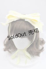 Angelic Pretty / Dollyヒロインリボンヘッドドレス  イエロー I-25-12-09-095-AP-AC-SA-ZI