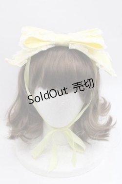 画像2: Angelic Pretty / Dollyヒロインリボンヘッドドレス  イエロー I-25-12-09-095-AP-AC-SA-ZI