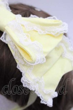 画像3: Angelic Pretty / Dollyヒロインリボンヘッドドレス  イエロー I-25-12-09-095-AP-AC-SA-ZI