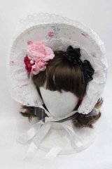 BABY,THE STARS SHINE BRIGHT / 眠れる森の美女〜Pop up Labyrinth〜柄ボンネット  オフ白 I-25-12-09-097-BA-AC-SA-ZI