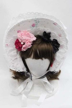 画像2: BABY,THE STARS SHINE BRIGHT / 眠れる森の美女〜Pop up Labyrinth〜柄ボンネット  オフ白 I-25-12-09-097-BA-AC-SA-ZI
