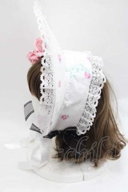 画像3: BABY,THE STARS SHINE BRIGHT / 眠れる森の美女〜Pop up Labyrinth〜柄ボンネット  オフ白 I-25-12-09-097-BA-AC-SA-ZI