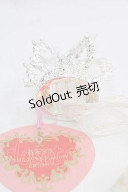 画像3: BABY,THE STARS SHINE BRIGHT / 蝶々王冠ヘッドドレス  シルバーＸ白 I-25-12-09-099-BA-AC-SA-ZI