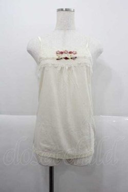 画像1: axes femme / ガーデンキャミソール M キナリ I-25-12-09-003-AX-TO-SA-ZI