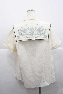 画像2: Hoshibako Works / カナリアの唄　ビッグスカーフブラウス  生成 I-25-12-09-017-LO-BL-SA-ZI