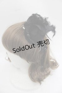 GOTHPUNKその他(買取対象外) / 羽根薔薇ミニハット  黒 I-25-12-09-102-PU-AC-SA-ZI