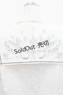 画像3: Hoshibako Works / カナリアの唄　ビッグスカーフブラウス  生成 I-25-12-09-017-LO-BL-SA-ZI