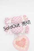 BABY,THE STARS SHINE BRIGHT / MY ANNIVERSARYドットキャンディリボンコーム  ピンクイＸ赤 I-25-12-09-106-BA-AC-SA-ZI