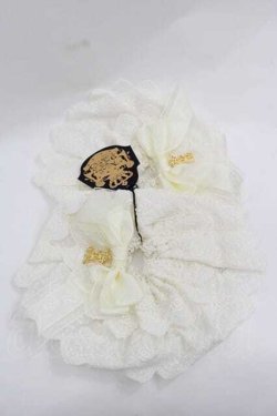 画像1: ALICE and the PIRATES / セイレーンのバラレースのお袖留め  生成り I-25-12-09-110-PA-ZA-SA-ZI