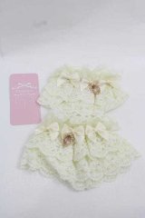 Chalmiere / トリプルリボンお袖とめ  生成り I-25-12-09-111-LO-ZA-SA-ZI