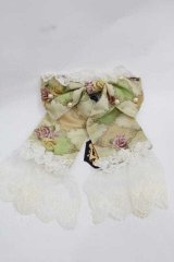 ALICE and the PIRATES / 遠い日のメモワール〜私の小さなオルゴール〜柄バレッタ  グリーン I-25-12-09-118-PA-AC-SA-ZI