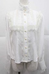 BABY,THE STARS SHINE BRIGHT / Ribbon Partyブラウス  白 I-25-12-09-018-BA-BL-SA-ZI