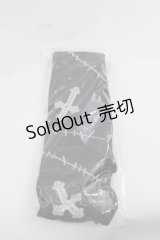 Chalmiere / ツギハギクロスオーバーニー  ブラック I-25-12-09-123-LO-ZA-SA-ZI