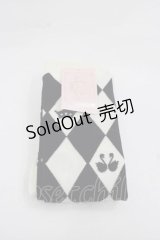 metamorphose / ダイヤストライプオーバーニー  黒Ｘオフ白 I-25-12-09-125-ME-ZA-SA-ZI