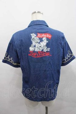 画像2: Secret Honey / ボーリングシャツ(トイ・ストーリーver.) 2 ブルー I-25-12-09-019-CA-BL-SA-ZI
