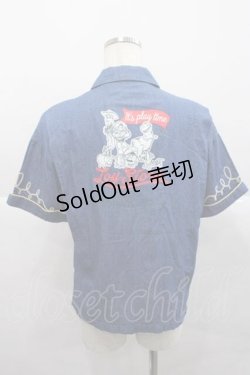 画像2: Secret Honey / ボーリングシャツ(トイ・ストーリーver.) 2 ブルー I-25-12-09-019-CA-BL-SA-ZI