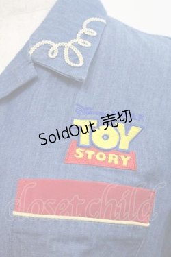 画像4: Secret Honey / ボーリングシャツ(トイ・ストーリーver.) 2 ブルー I-25-12-09-019-CA-BL-SA-ZI