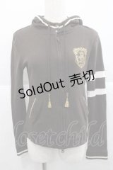 Angelic Pretty / Loyaltyエンブレムプリントパーカ  ブラウン I-25-12-09-020-AP-TO-SA-ZI