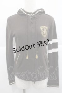 Angelic Pretty / Loyaltyエンブレムプリントパーカ  ブラウン I-25-12-09-020-AP-TO-SA-ZI