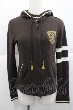 画像1: Angelic Pretty / Loyaltyエンブレムプリントパーカ  ブラウン I-25-12-09-020-AP-TO-SA-ZI