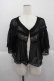 画像1: axes femme / 20th/レース使いケープ  ブラック I-25-12-09-004-AX-TO-SA-ZI (1)