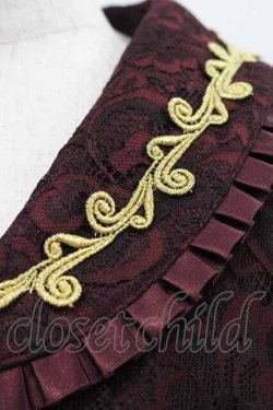 画像4: ALICE and the PIRATES / ねずみの王様Gualtiero エシャルプ付きベスト  ボルドー I-25-12-09-022-PA-JA-SA-ZI