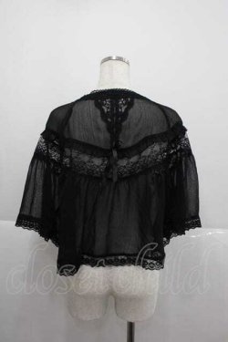 画像2: axes femme / 20th/レース使いケープ  ブラック I-25-12-09-004-AX-TO-SA-ZI