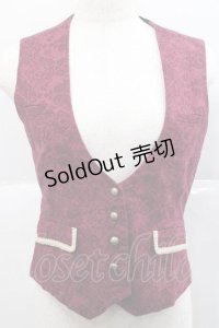 metamorphose / Dim Lightベスト  ボルドー I-25-12-09-025-ME-TO-SA-ZI