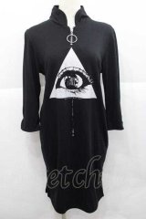 SEX POT ReVeNGe / A DARK SIDEチャイナカットソー M 黒Ｘ白 I-25-12-09-026-SP-TO-SA-ZI