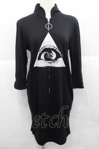 SEX POT ReVeNGe / A DARK SIDEチャイナカットソー M 黒Ｘ白 I-25-12-09-026-SP-TO-SA-ZI