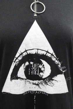 画像4: SEX POT ReVeNGe / A DARK SIDEチャイナカットソー M 黒Ｘ白 I-25-12-09-026-SP-TO-SA-ZI