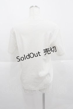 画像2: PINK HOUSE / Flower Picnicプリントアップリケカットソー  アイボリー I-25-12-09-005-LO-TS-SA-ZT219