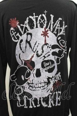 画像3: GHOST of HARLEM / GLOOMYコラボパーカー  黒Ｘ白Ｘボルドー I-25-12-09-029-GL-TO-SA-ZI