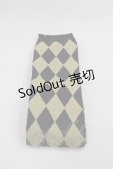 BABY,THE STARS SHINE BRIGHT / ON ダイヤ柄オーバーニー  黒Ｘゴールド I-25-12-13-004-BA-ZA-SA-ZI