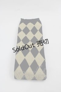 BABY,THE STARS SHINE BRIGHT / ON ダイヤ柄オーバーニー  黒Ｘゴールド I-25-12-13-004-BA-ZA-SA-ZI