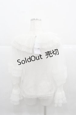 画像2: Faye Faye design（海外ロリータブランド） / シースルートップス  アイボリー I-25-12-13-044-LO-TO-SA-ZI