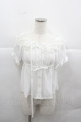 ALICE and the PIRATES / リボンリボンベビードールブラウス  白 I-25-12-13-046-PA-BL-SA-ZI