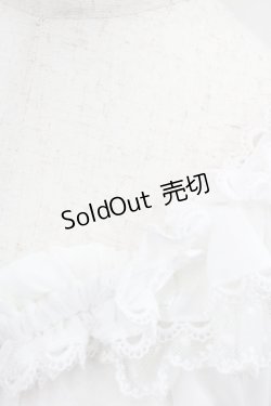 画像2: ALICE and the PIRATES / リボンリボンベビードールブラウス  白 I-25-12-13-046-PA-BL-SA-ZI