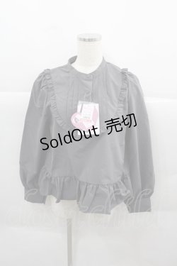 画像1: FLC / 皆方由衣コラボペプラムブラウス L グレー I-25-12-13-048-LO-BL-SA-ZI