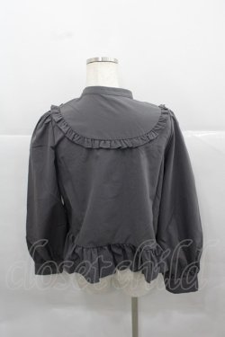 画像2: FLC / 皆方由衣コラボペプラムブラウス L グレー I-25-12-13-048-LO-BL-SA-ZI