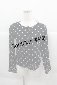 Angelic Pretty / Frenchドットカットカーディガン  黒Ｘ白 I-25-12-13-050-AP-TO-SA-ZI