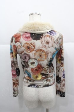 画像2: MILK / DONUTカーディガン  チョコクリームベースＸチョコ I-25-12-13-051-ML-TO-SA-ZI