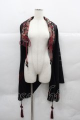 Ozz oneste / 和中華 桜矢ptボレロ  黒ｘ赤 I-25-12-13-053-OO-TO-SA-ZI