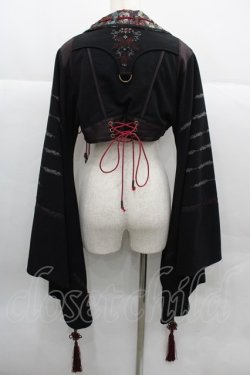 画像2: Ozz oneste / 和中華 桜矢ptボレロ  黒ｘ赤 I-25-12-13-053-OO-TO-SA-ZI