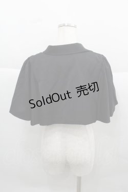 画像2: CATCOCOON(海外ロリータブランド) / フロントボタンケープ S 黒 I-25-12-13-055-LO-JA-SA-ZI