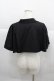 画像2: CATCOCOON(海外ロリータブランド) / フロントボタンケープ S 黒 I-25-12-13-055-LO-JA-SA-ZI (2)