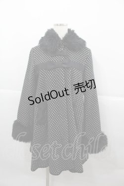 画像1: Angelic Pretty / Actressコート  黒Ｘ白 I-25-12-13-058-AP-CO-SA-ZI