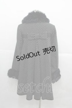 画像2: Angelic Pretty / Actressコート  黒Ｘ白 I-25-12-13-058-AP-CO-SA-ZI